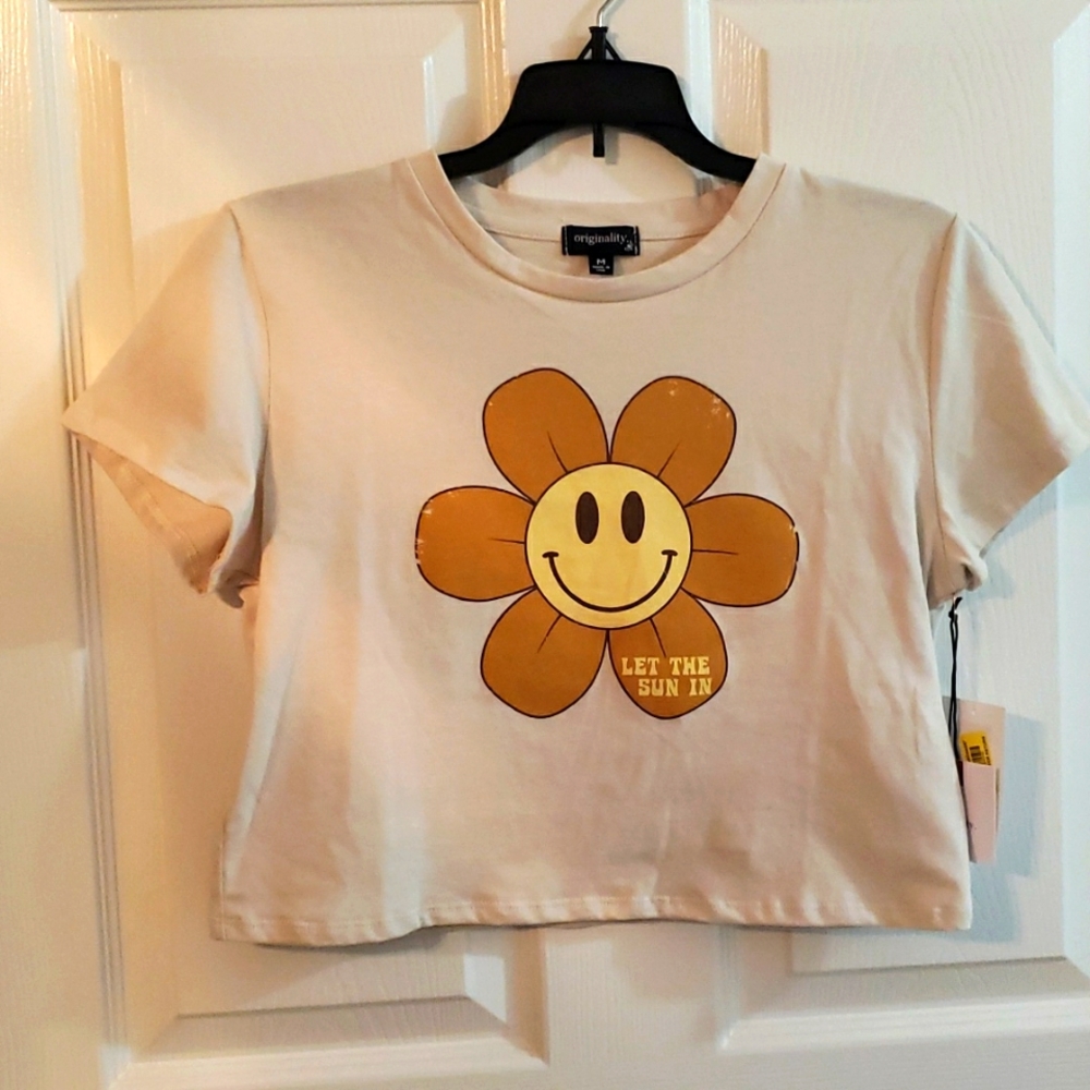 Originality flower crop top
